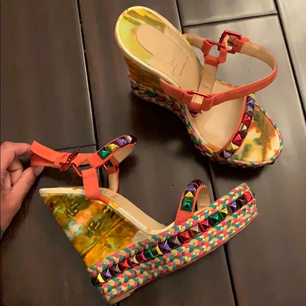 Christian Louboutin wedges